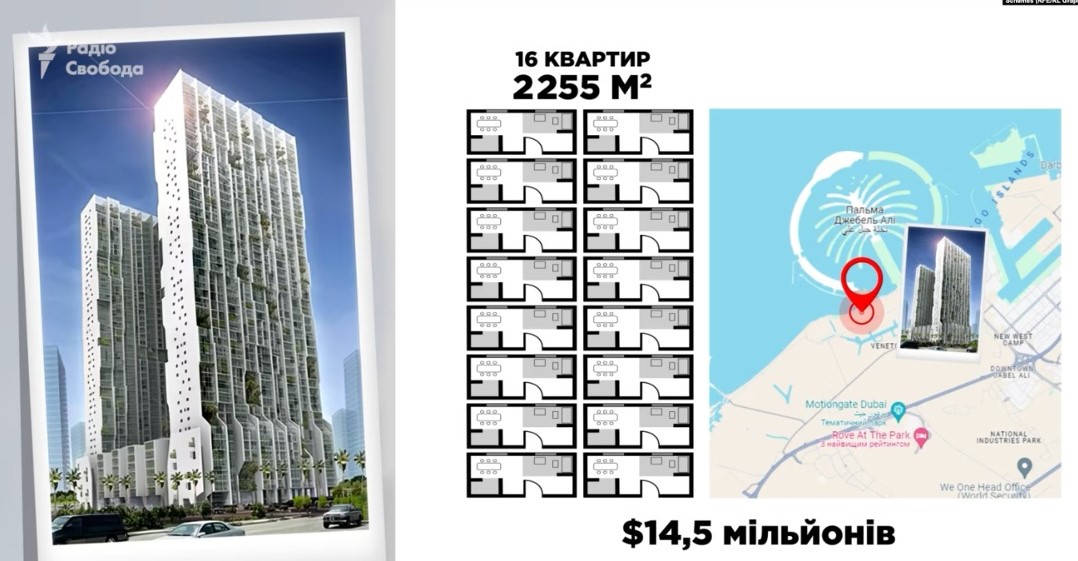 Керівник "гаражу КМДА" Рахматулін має 16 квартир у Дубаї - фото 1