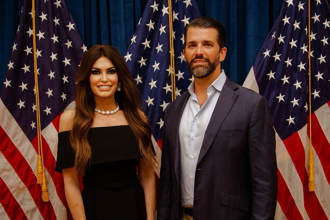 Кимберли Гилфойл и Дональд Трамп-младший