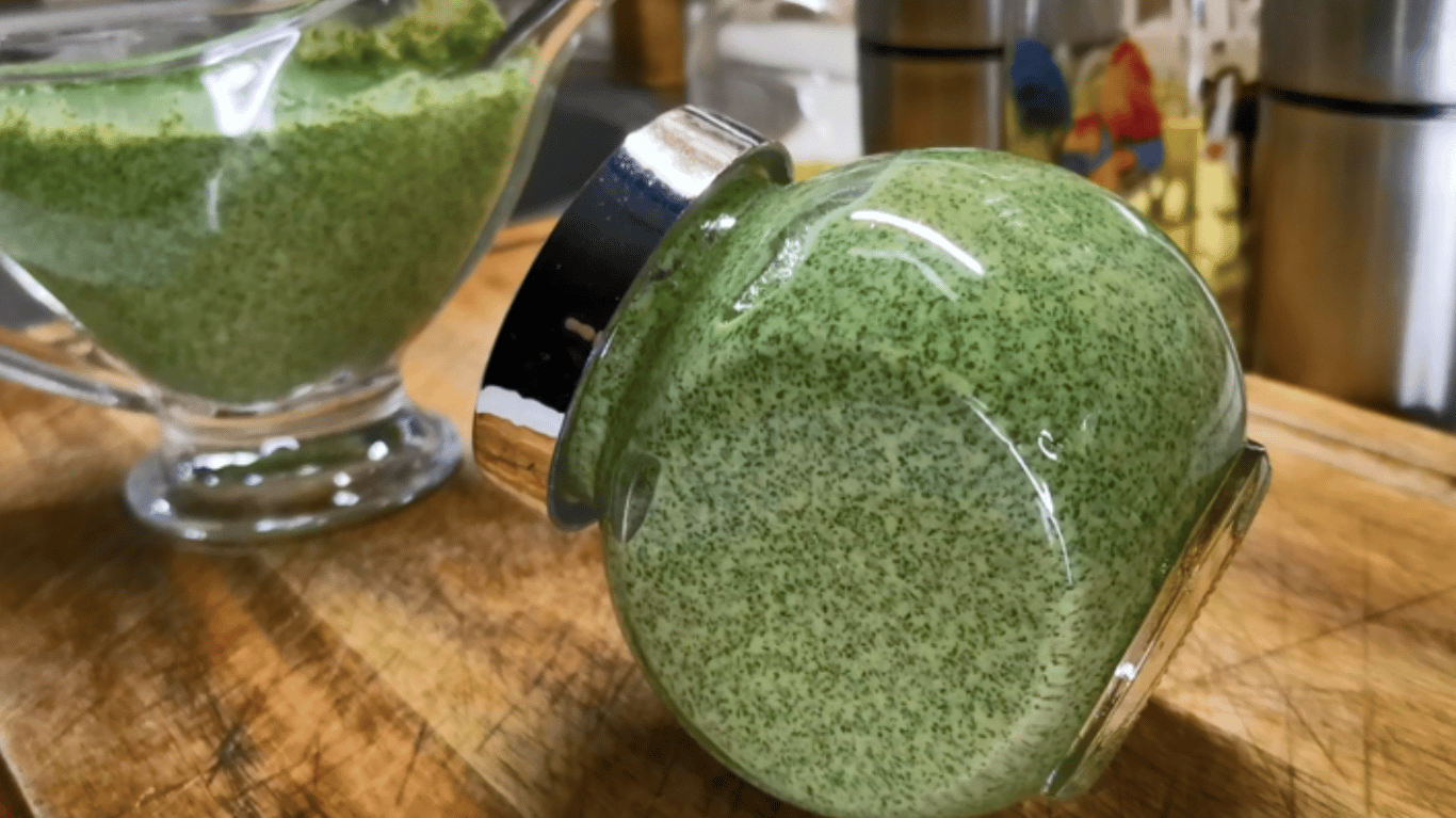 простий зелений соус для шашлику