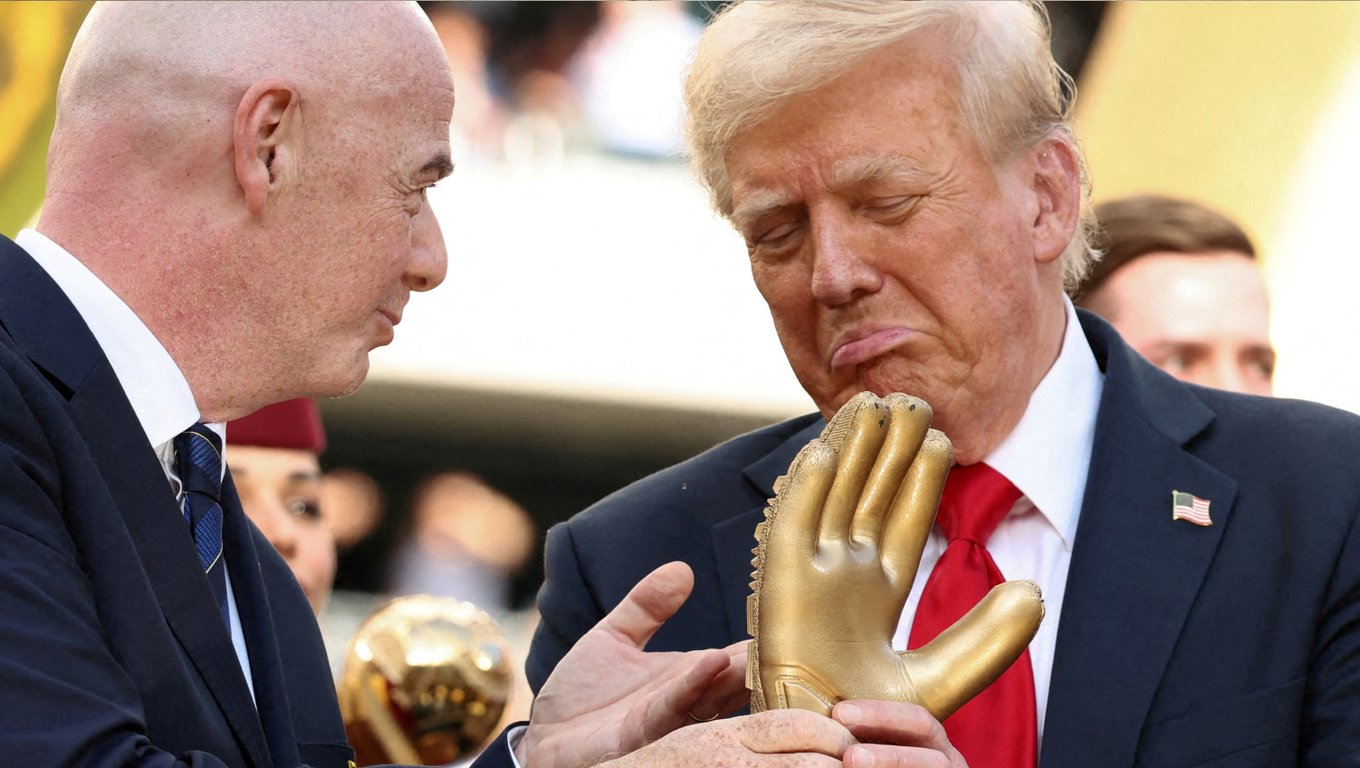 Дональд Трамп и Джанни Инфантино