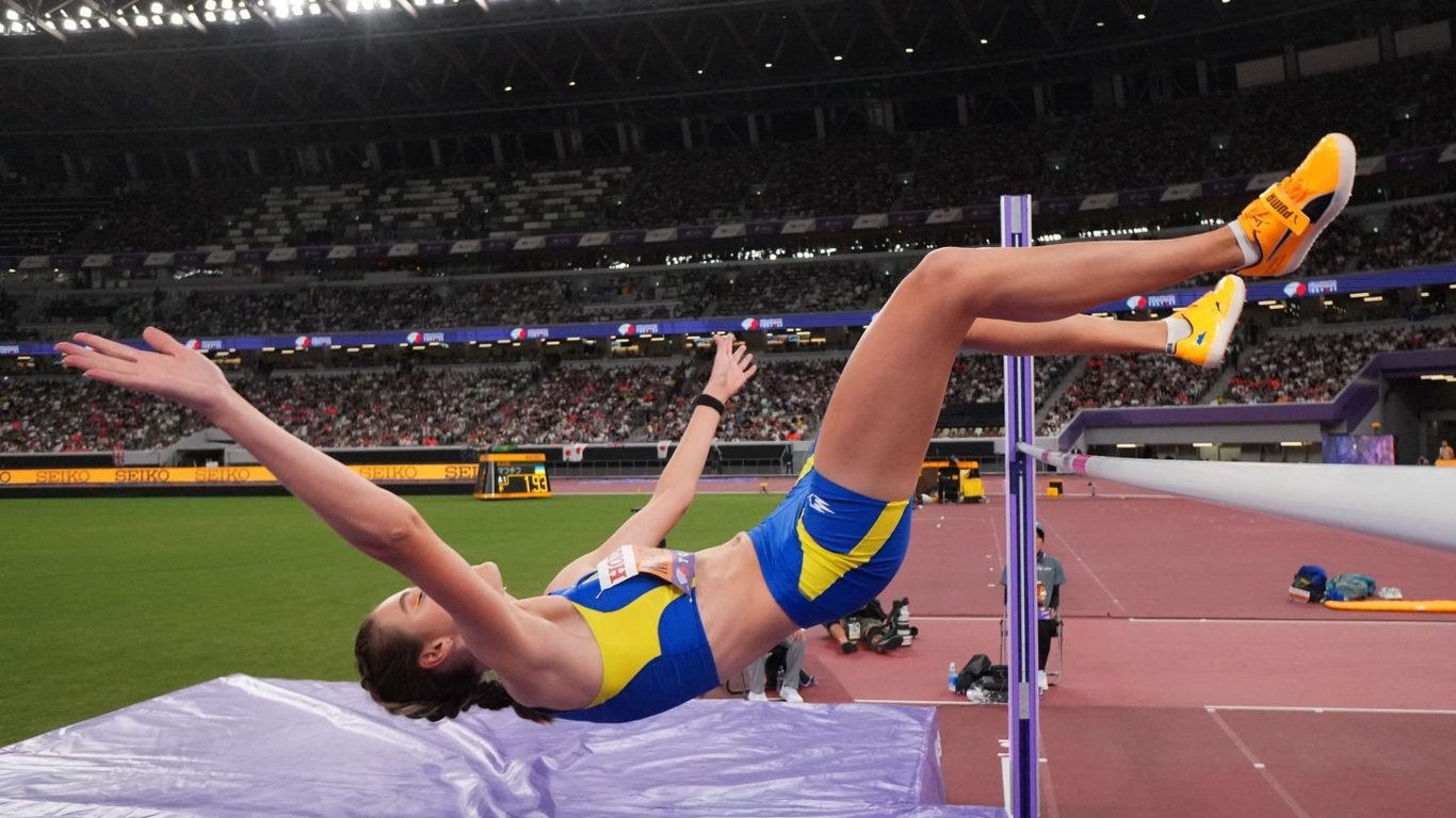 Ярослава Магучих во время выступлений на турнире