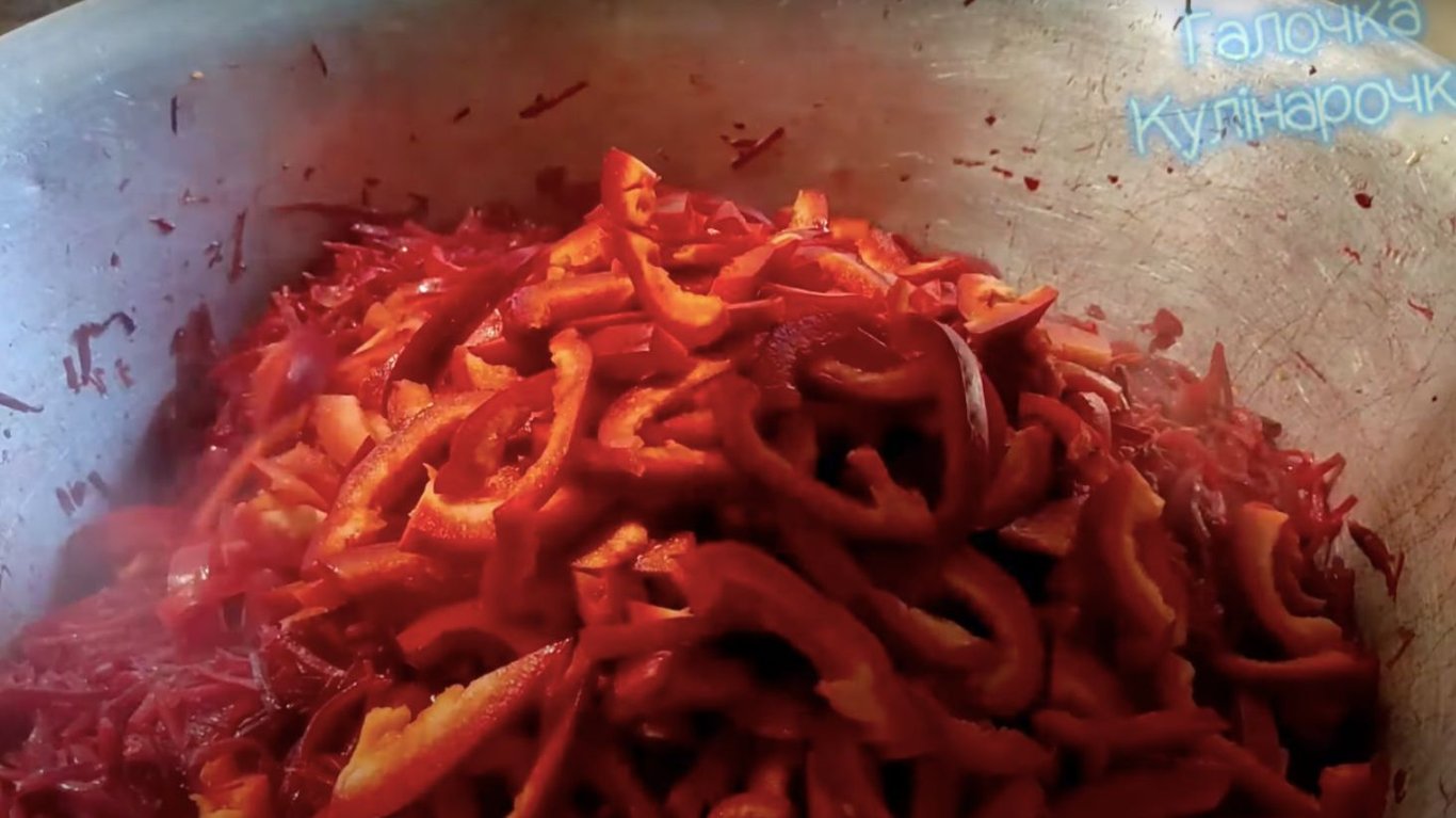 простий рецепт борщової заправки 