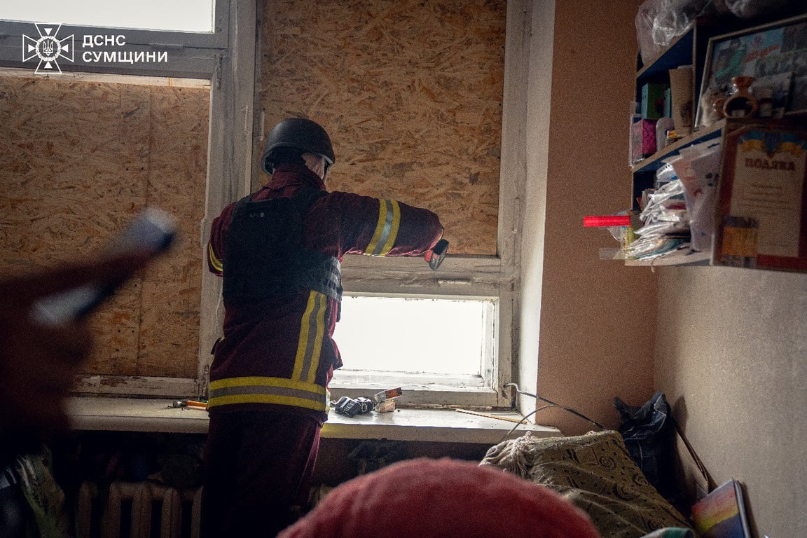 Общежитие Сумы обстрел