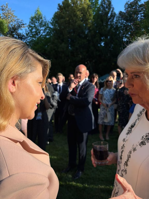 Ольга Стефанішина зустрілися з королевою Каміллою