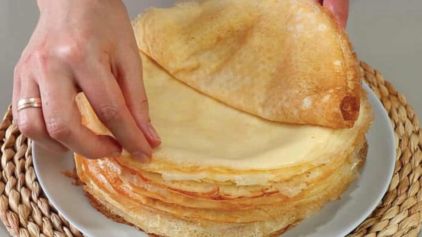 рецепт млинців без борошна