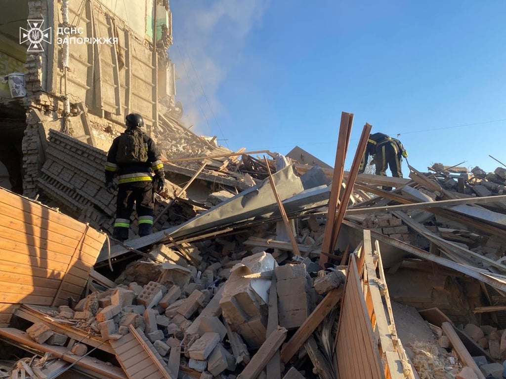 Последствия удара по Запорожью