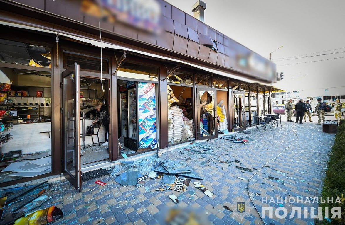 Наслідки обстрілу Запоріжжя 5 квітня