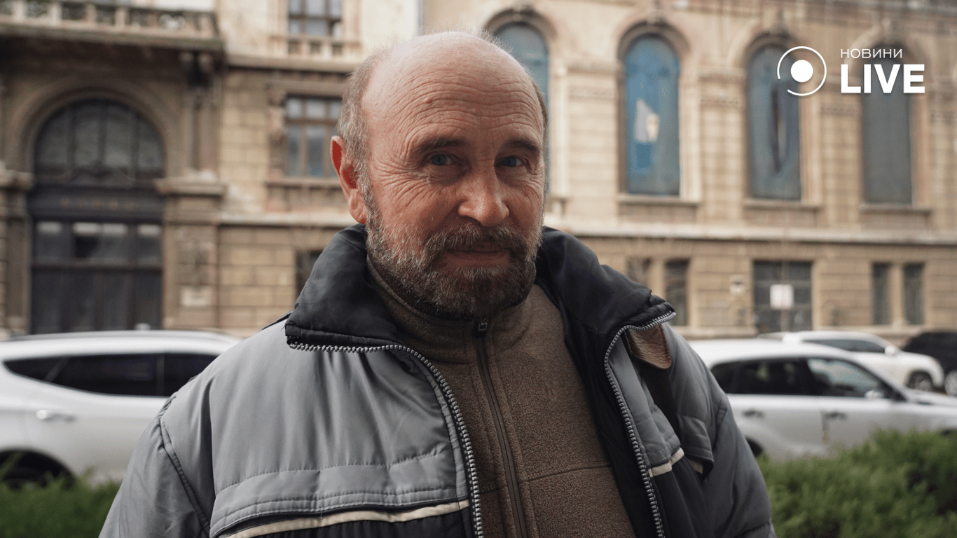 Одесит Володимир. Фото: Новини.LIVE/ Юлія Браславська