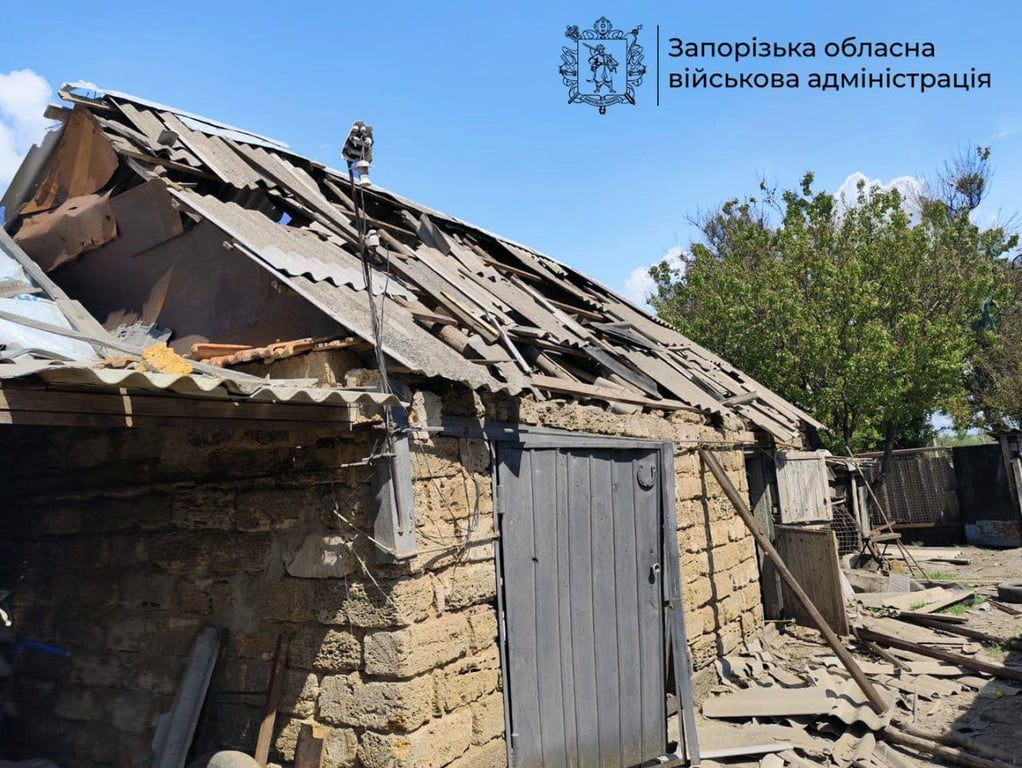 У Запоріжжі понівечені будинки після атаки