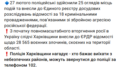 Поліція розповіла про наслідки атак на Харківщину