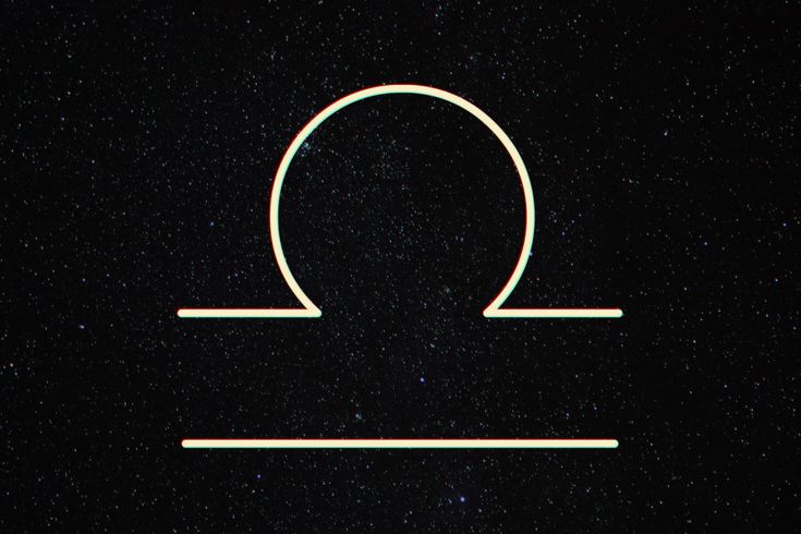 Символ знака Зодиака Весы