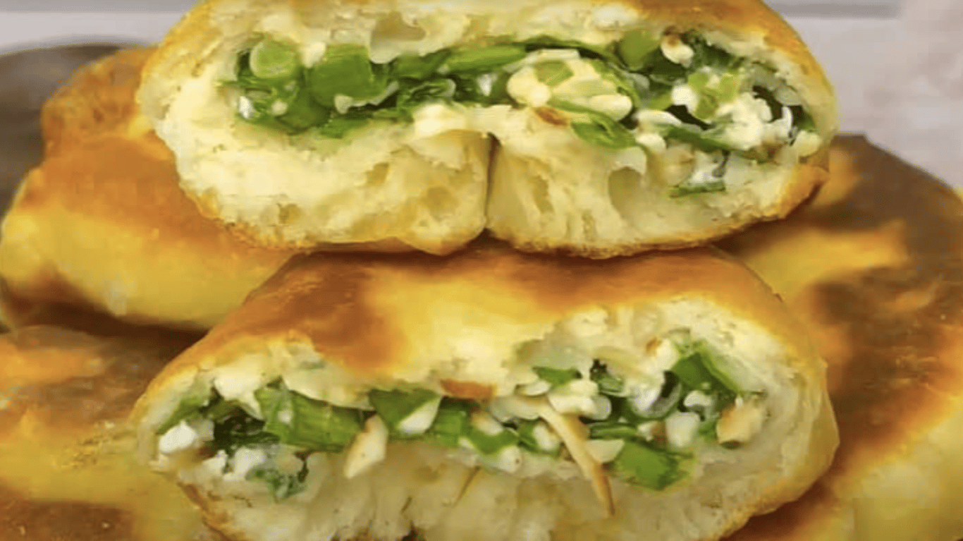 смачний рецепт пиріжків з зеленою цибулею