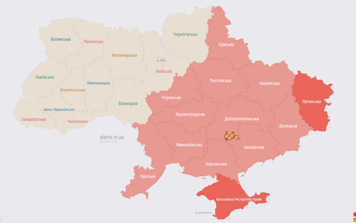 Воздушная тревога объявлена в Одессе и угрожающей области - фото 2