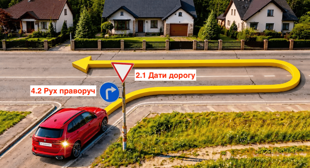 Тест ПДР: чи дозволений маневр