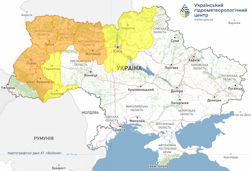 Заморозки в Україні 3 жовтня