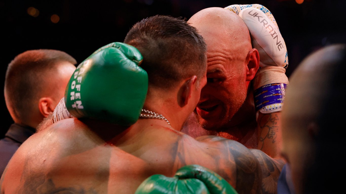 Александр Усик и Тайсон Фьюри