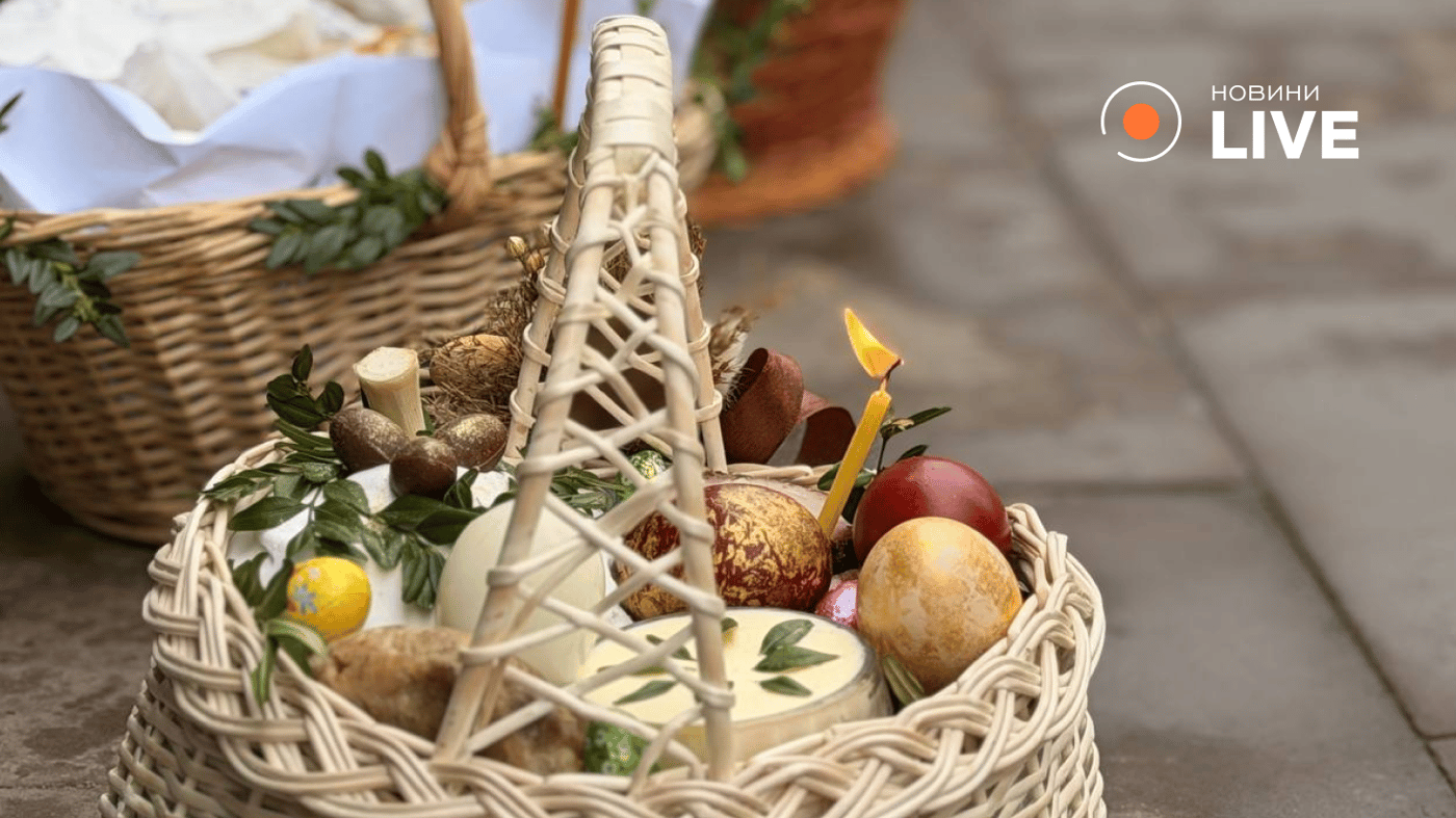 Освячення кошиків у Львові 11 квітня