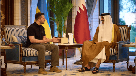 Зеленський під час візиту до Катару обговорив із шейхом підготовку до Саміту миру - 285x160
