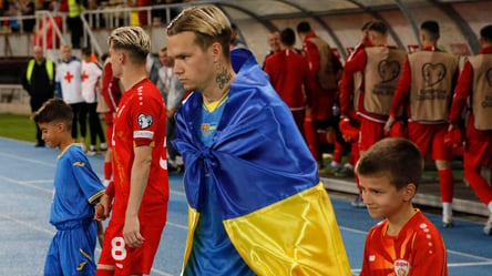 Украинские болельщики назвали "Льва матча" против Северной Македонии - 285x160