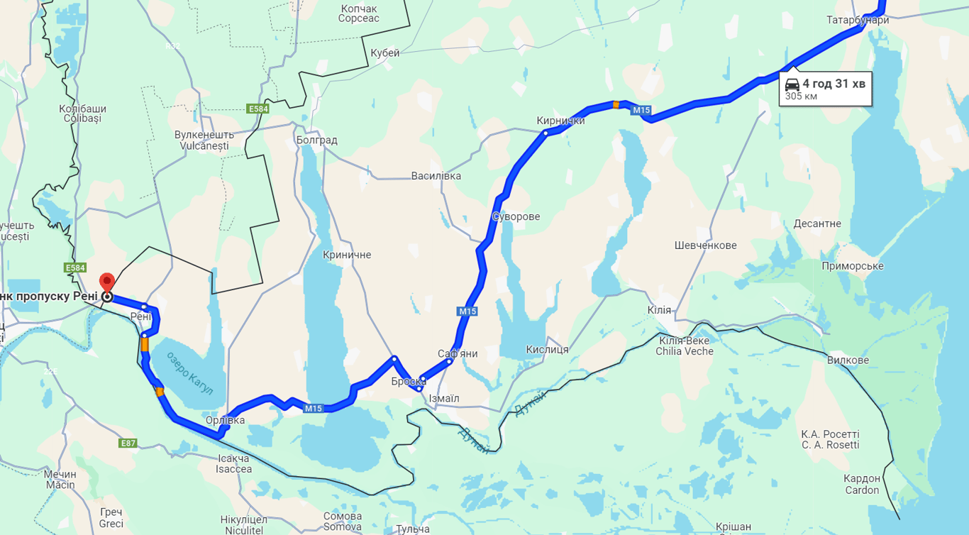 Затори на трасі Одеса — Рені та черги на КПП — де водіям сьогодні прийдеться постояти - фото 4