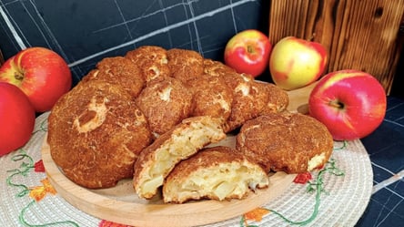 Печенье с творогом и яблоками на завтрак — осенний рецепт выпечки - 285x160