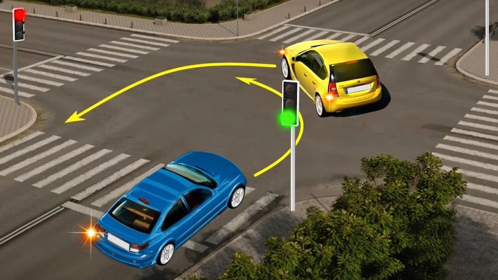 Тест ПДР про розворот та лівий поворот — хто кому поступиться - фото 1