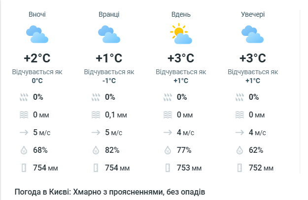 Чи буде сніг у Києві 2 лютого - прогноз синоптиків