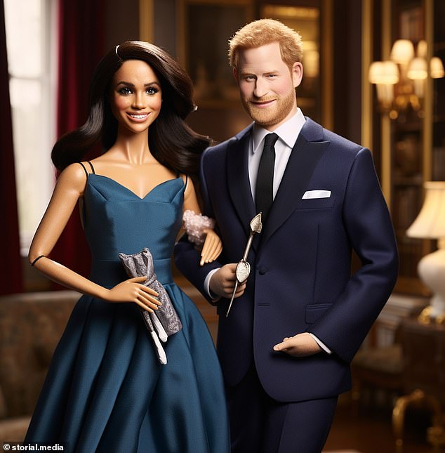 Гламурные Кейт и Меган: члены королевской семьи в мире Барби глазами искусственного интеллекта - фото 10