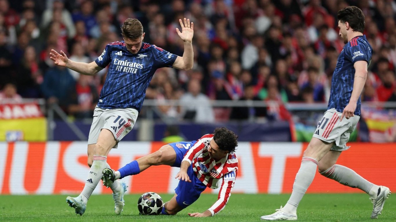 Атлетіко і Арсенал зіграли внічию в півфіналі Ліги чемпіонів