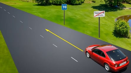 Не переплутайте знаки — з якою швидкістю може рухатися водій червоного авто - 285x160