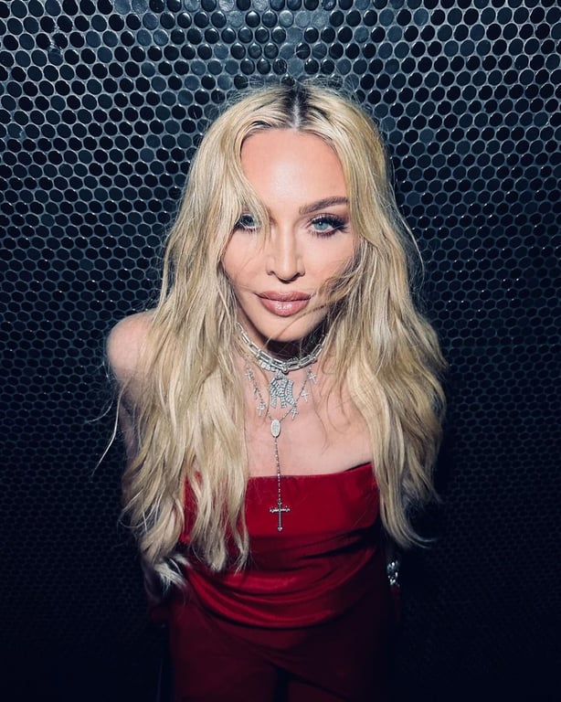 Співачка Мадонна під час свята