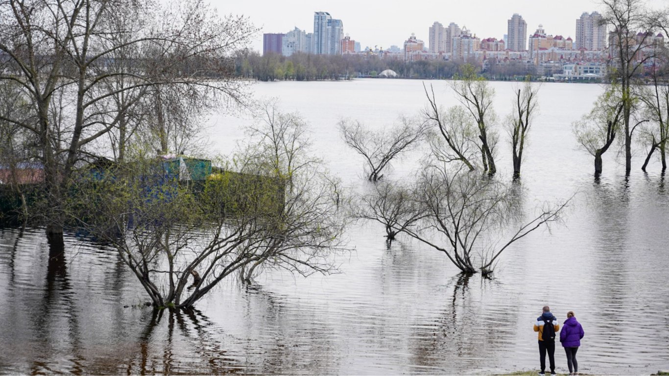 Рівень водопілля в Києві зменшився на 30 см, — КМВА