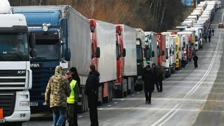 Українські перевізники оголосили голодування через блокаду кордону з Польщею - 285x160