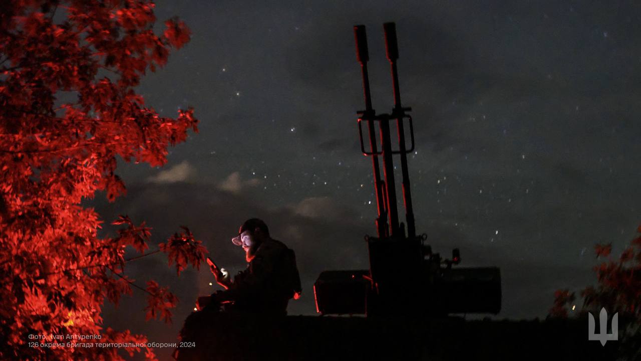 ночное дежурство защитника неба