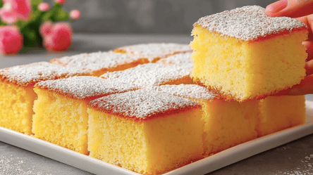 Пирог "12 ложек" за 5 минут — итальянский десерт, тающий во рту - 285x160