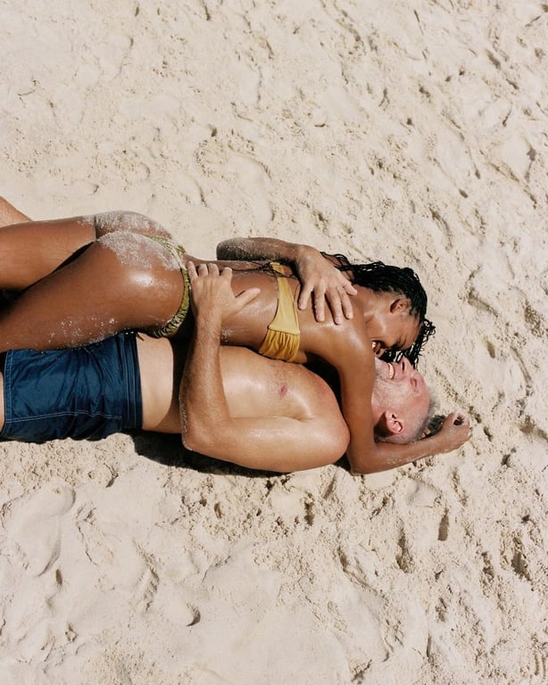 Венсан Кассель с возлюбленной