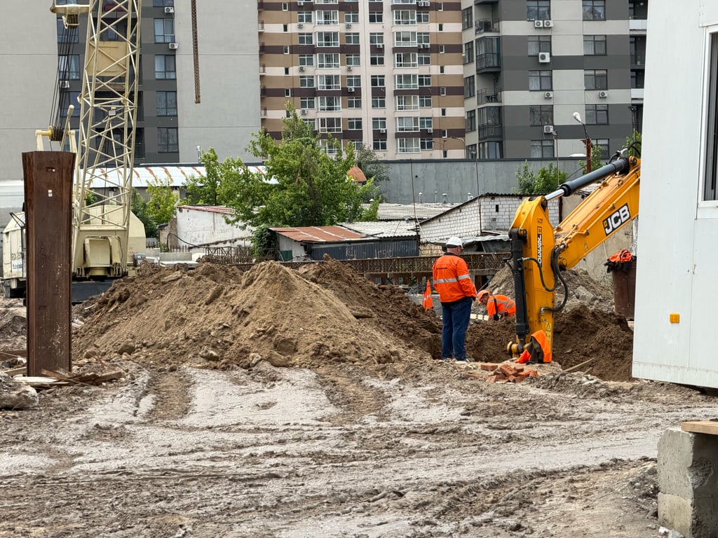 Будівництво на Андріївському узвозі