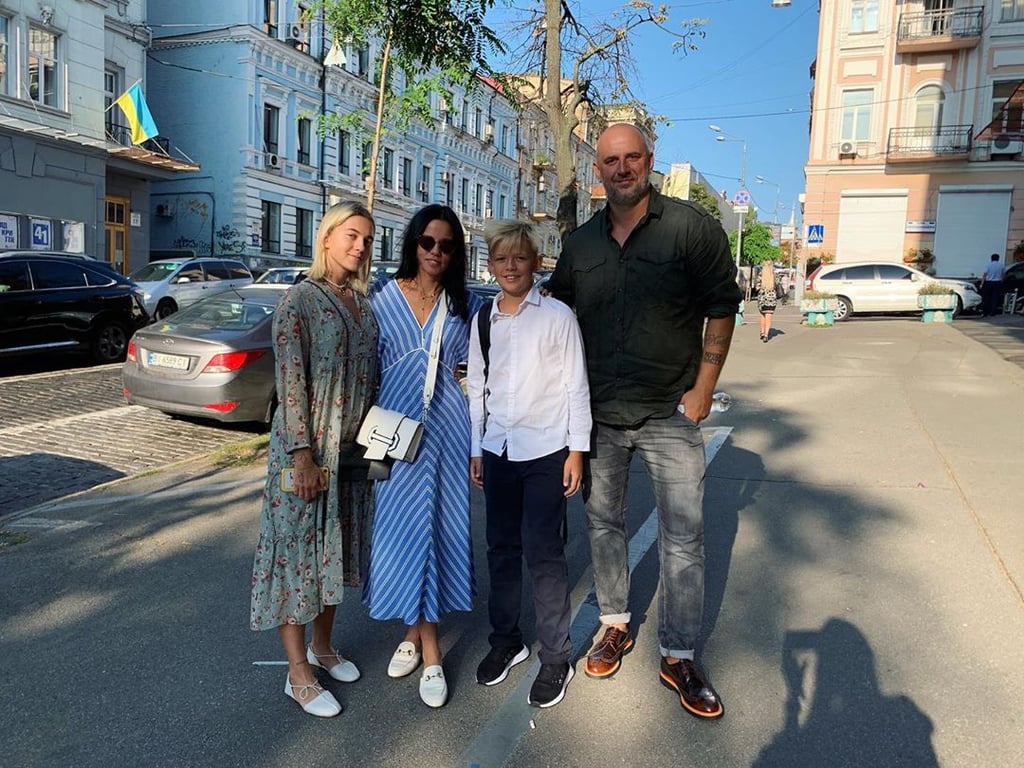 Ирина Горовая со своим бывшим Потапом, дочерью Натали и сыном Андреем