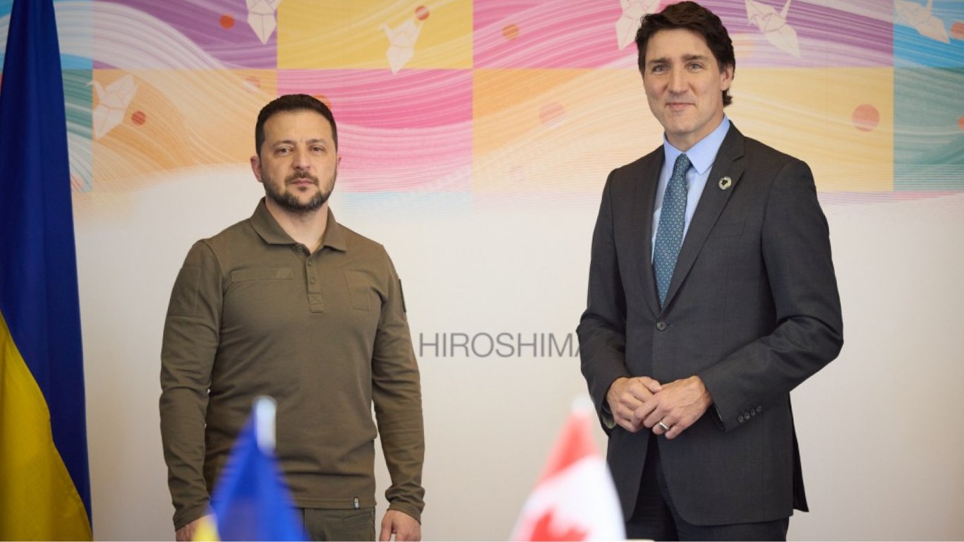 Зеленский встретился с премьер-министром Канады