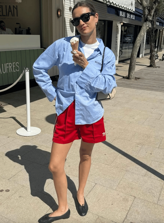 Шорти з сорочкою - нове поєднання 2025 року