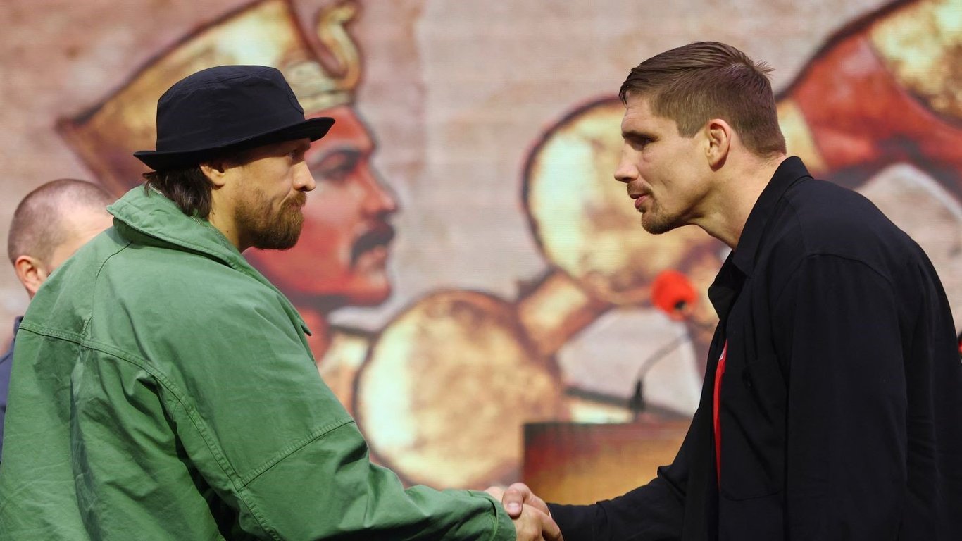 Александр Усик и Рико Верхувен