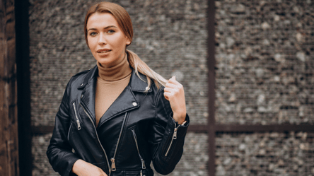 Шкіряна куртка, яка стане базою для всіх модних аутфітів - 285x160