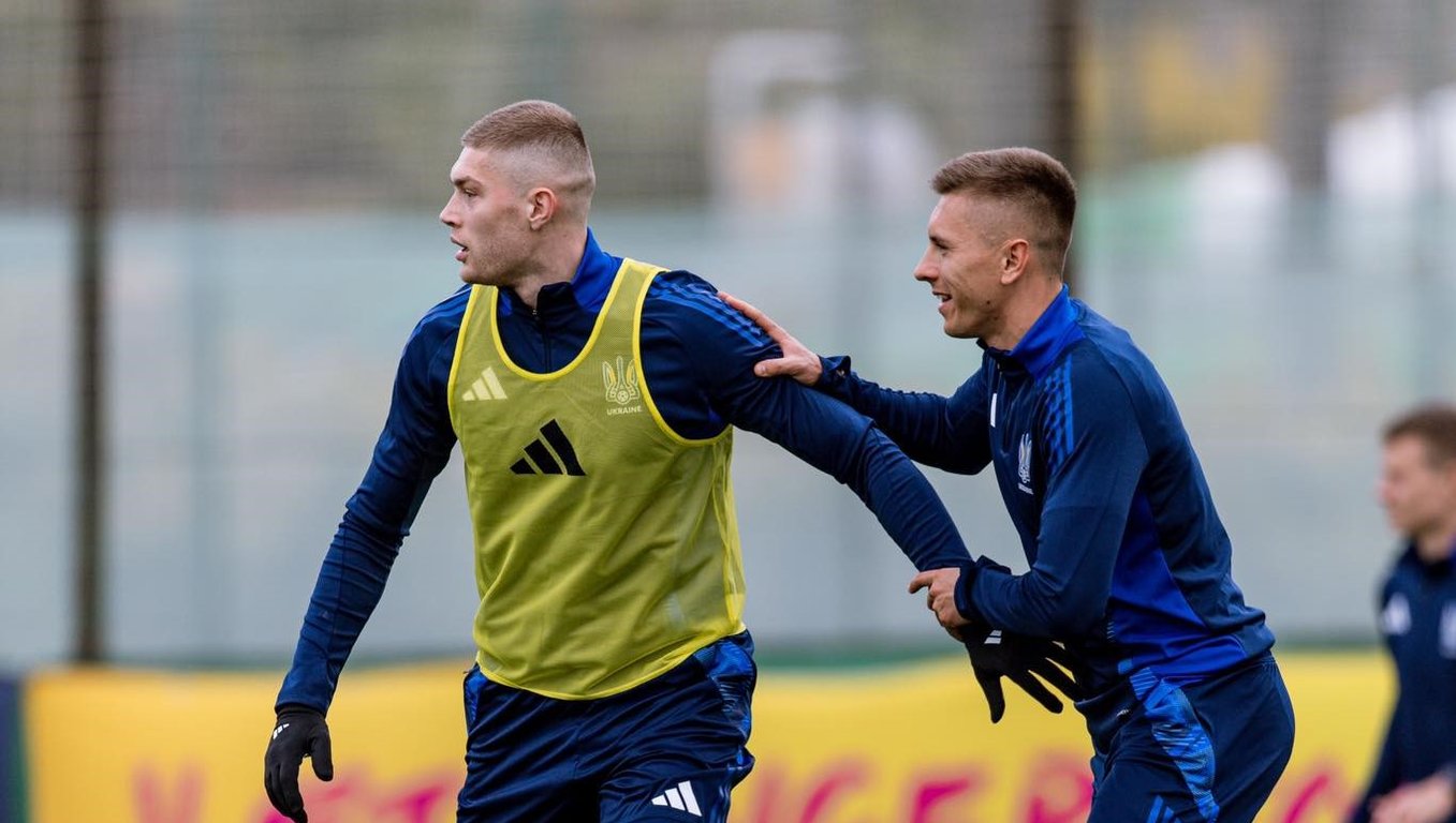 Игроки сборной Украины