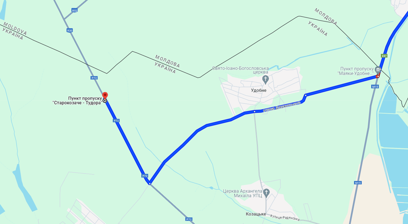 Пробки на КПП "Староказаче" 3 июня