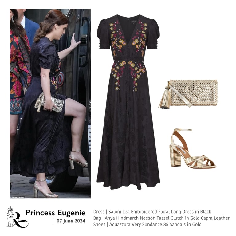 Принцеса Євгенія на весіллі. Фото: .instagram.com/royalfashionpolice