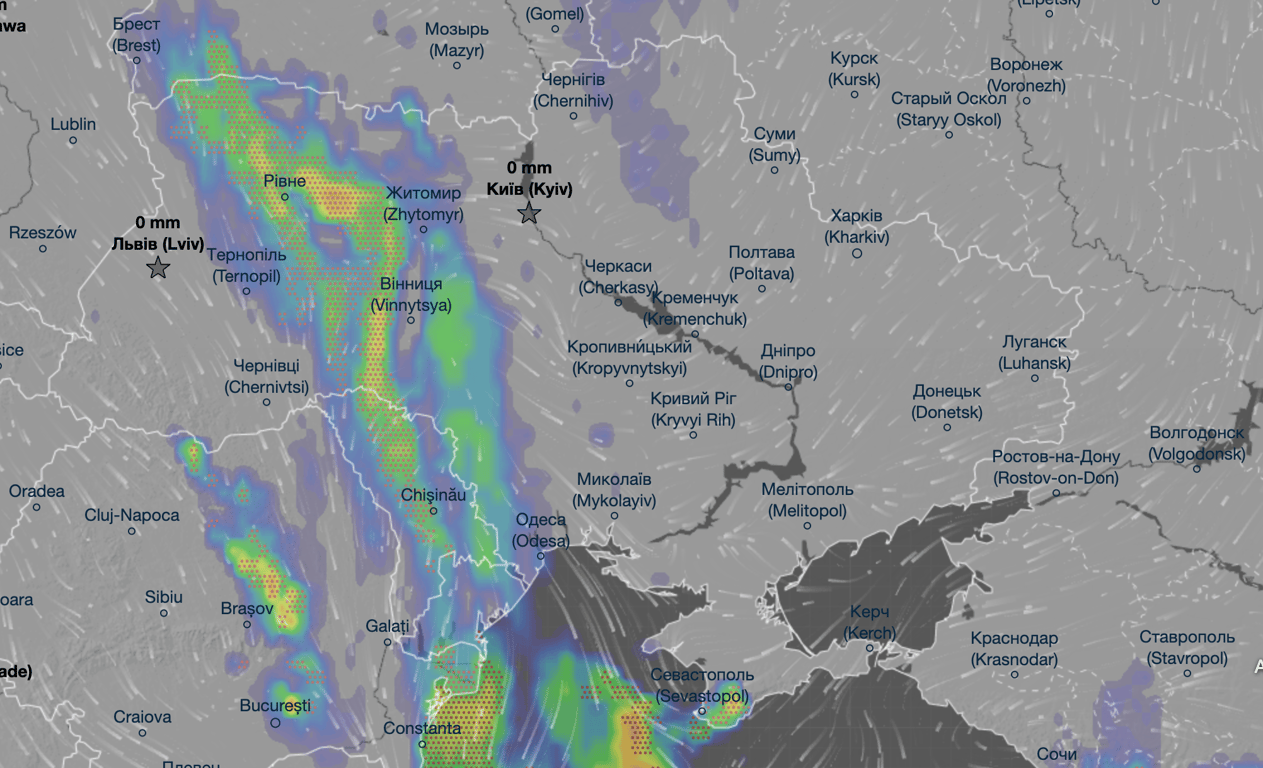 Погода в Україні 26 липня