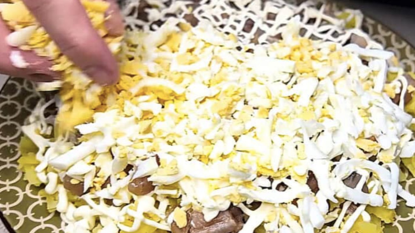 рецепт салату лисяча шуба