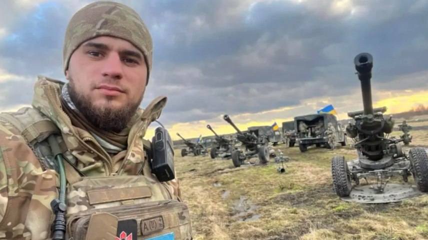 Украинский военный Дмитрий "Да Винчи" Коцюбайло, погибший на фронте