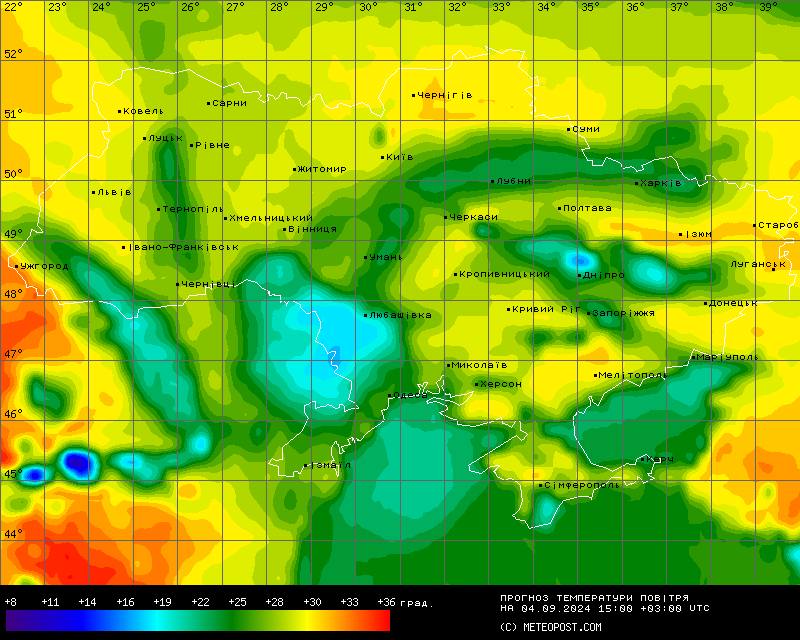 Температурная карта