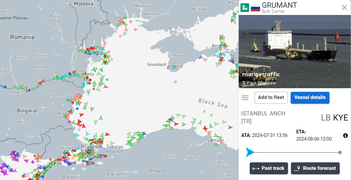 Балкер GRUMANT сьогодні, 31 липня